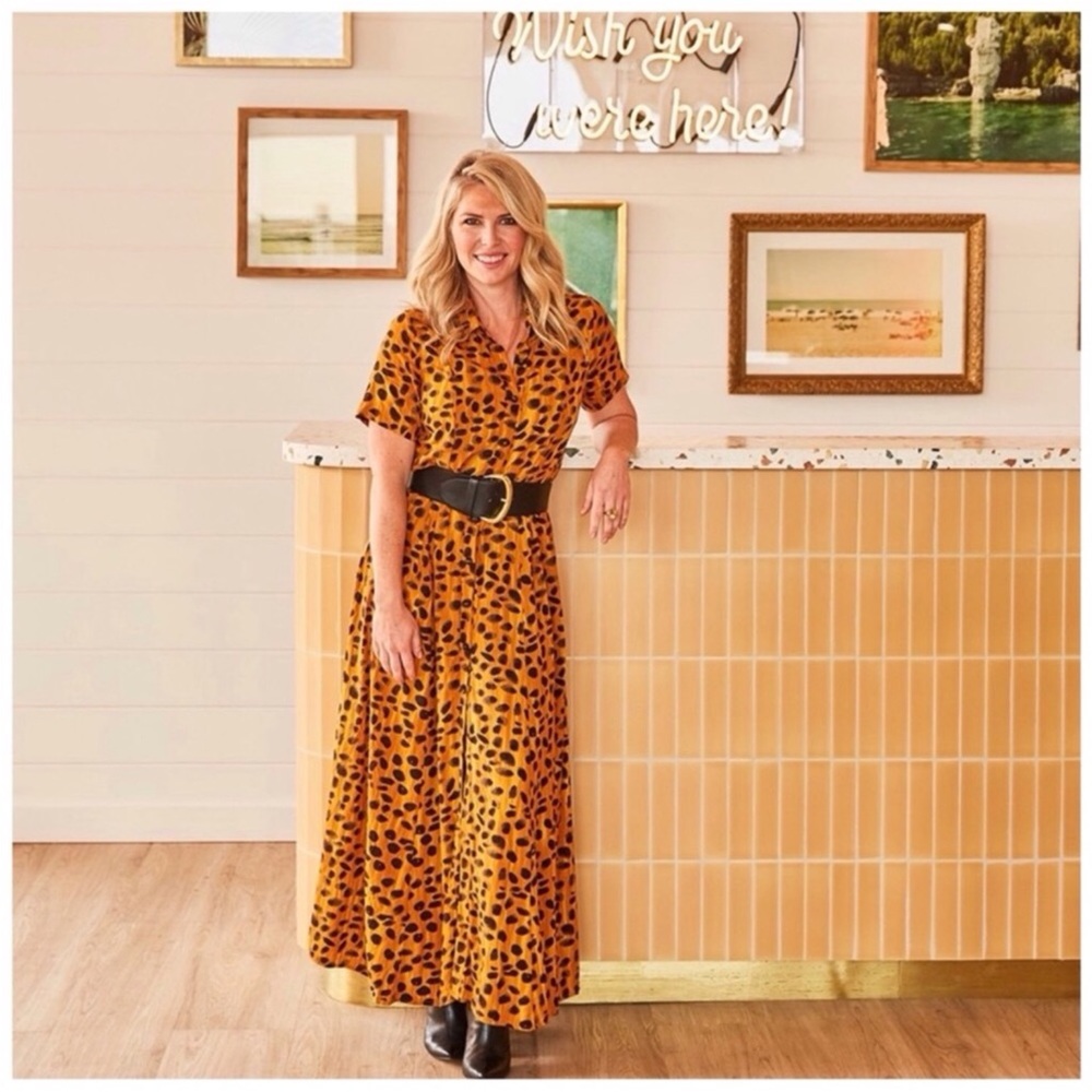 - Anthropologie Porridge Vianne Belted Maxi Dress Size 0 to 2 - Picture 4 of 13